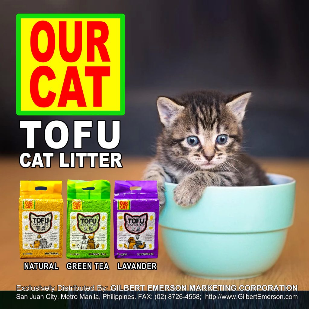 OUR CAT TOFU Cat Litter (6 Liters) LAVENDER Gilbert Emerson